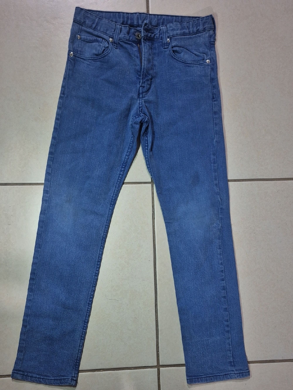 Denim&Co Kids Blue Straight-Leg Jeans